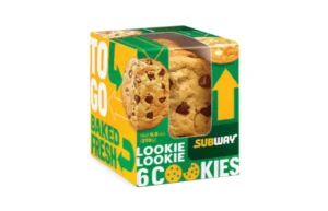 Subway Menu USA 99 6 Pack Cookie Box