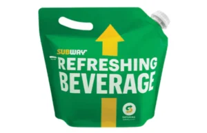 Subway Menu USA 118 Gallon Beverage