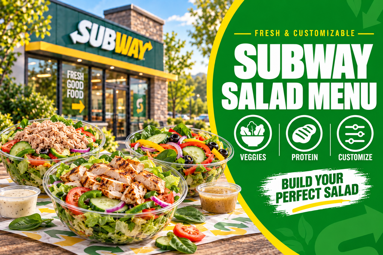 Subway Salads Menu 1 Subway Salads Menu