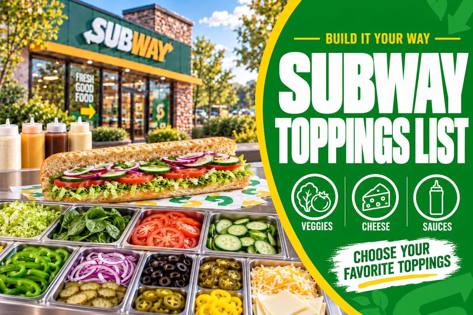 Subway Toppings List 1 Subway Toppings List